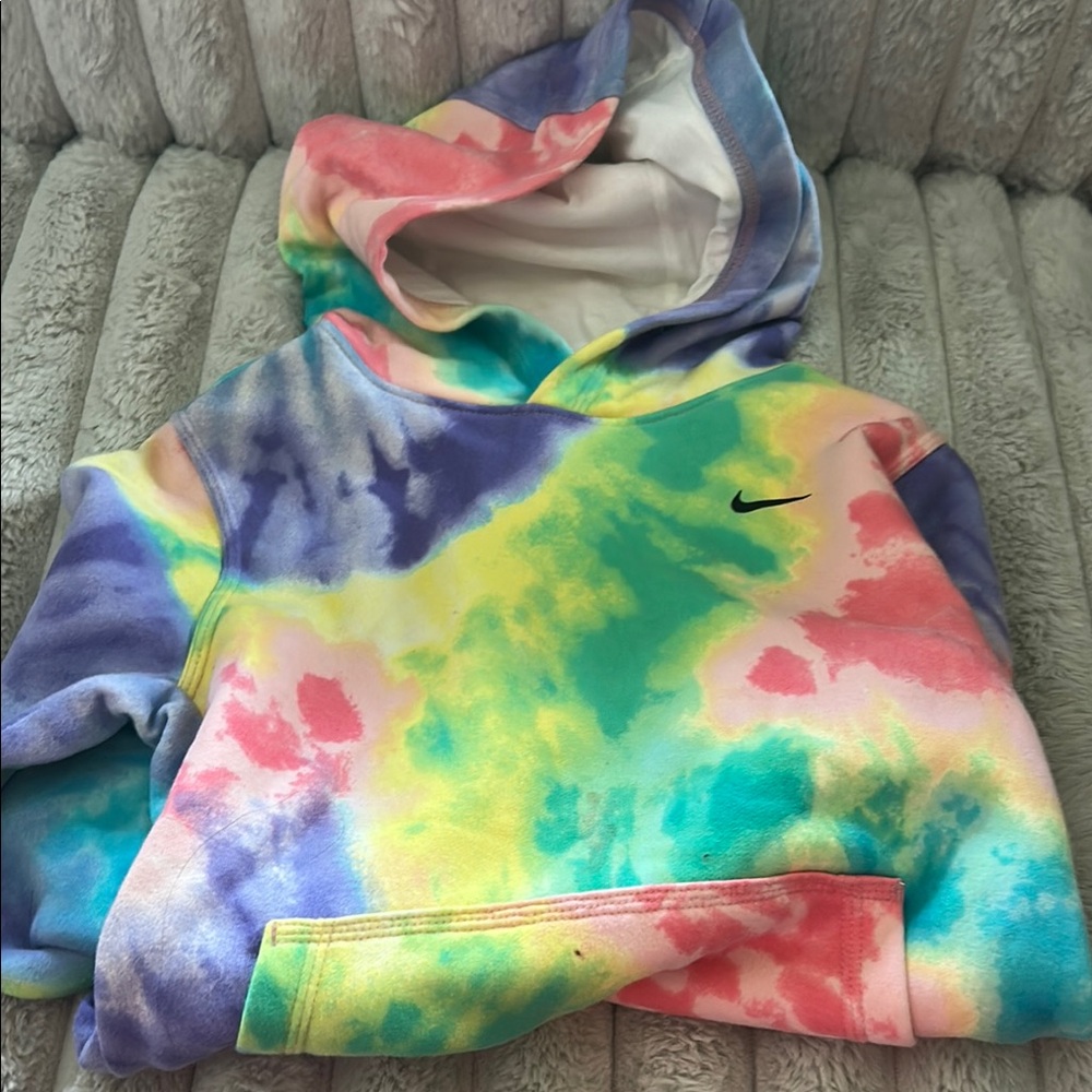 Nike Red and Pink Sweatshirt